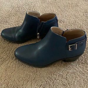 Navy Blue Vionic Booties